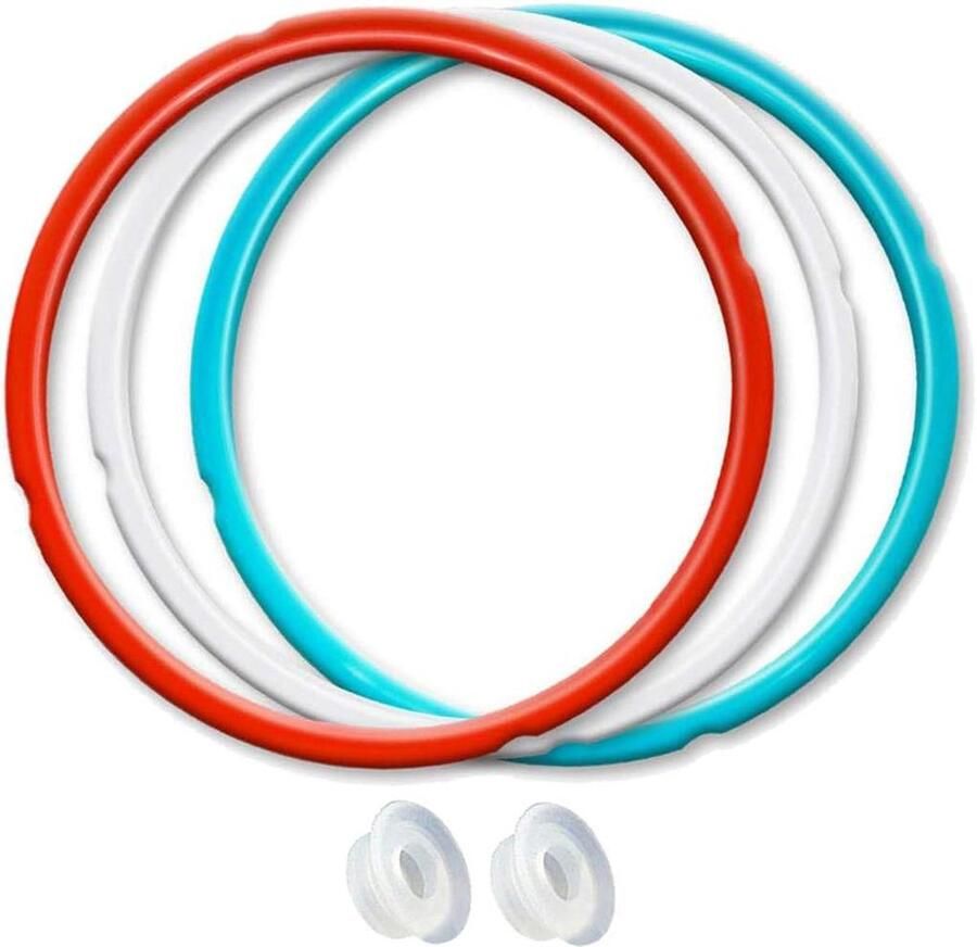 Siliconen Afdichtingsring O-ring Snelkookpan Voorkom Lekken Vaatwasserbestendig 3 stuks Veelkleurig