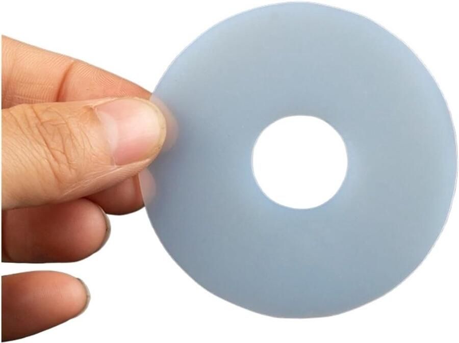 Siliconen Afdichtring Rubberen Pakking Koffiezetapparaat Reparatie Hittebestendig Rubber 31x39x2 mm Transparant
