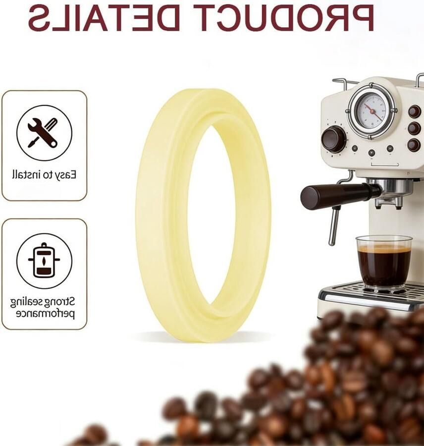 Siliconen afdichtring voor koffiezetapparaten 54mm stoomring voor espresso machines 2 stuks geschikt voor modellen en Barista Express