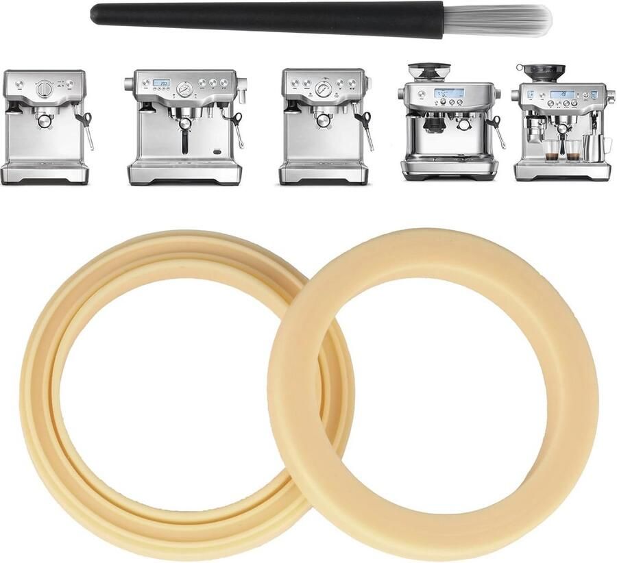 Siliconen Afdichtringen voor Espresso Machines 2 Stuks Vervangende O-Ringen