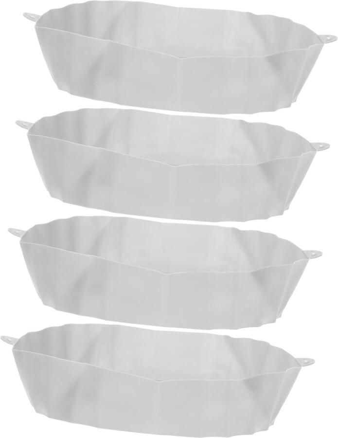 Siliconen Airfryer Bakmatten Airfryer Liners Herbruikbaar Bakken in Airfryer Hittebestendig en Anti-aanbak 24x22x6cm Grijs