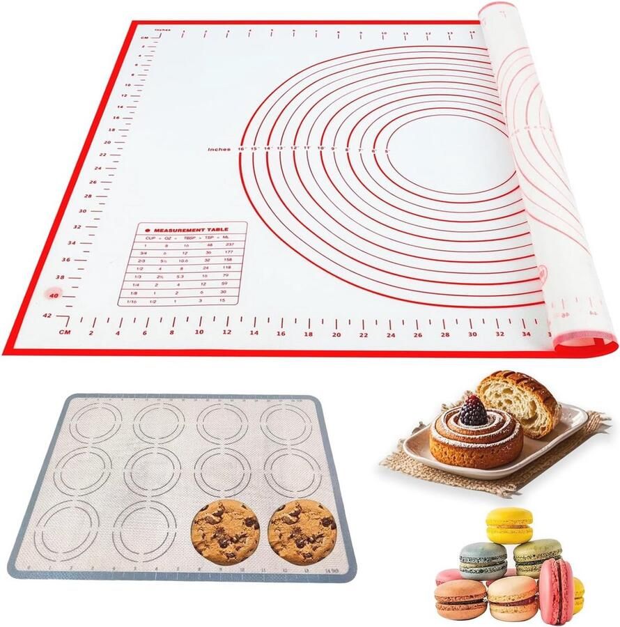 Siliconen Bakmat 50 x 70 cm Ideaal voor Bakken en Koken