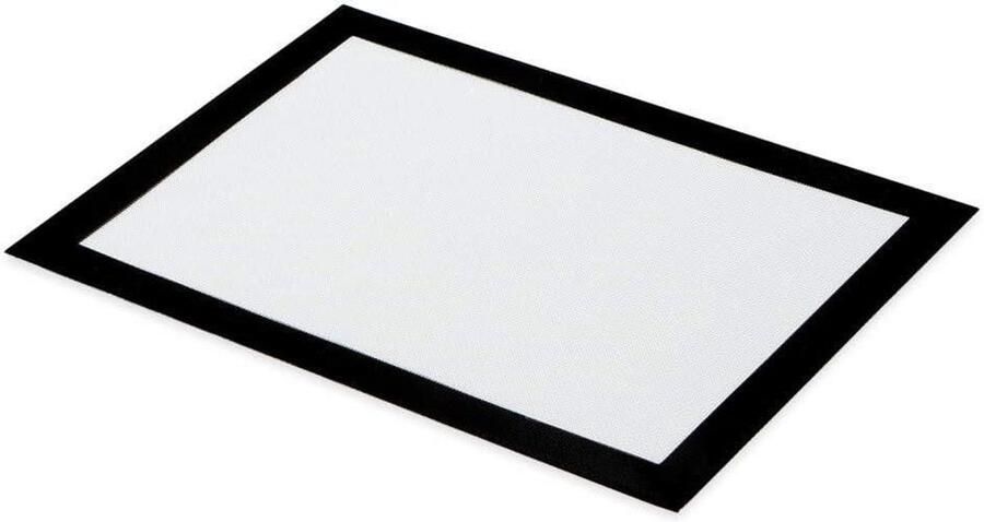 Siliconen bakmat Bakplaat herbruikbaar Bakken in oven Hittebestendig +230°C 385x285 cm Wit