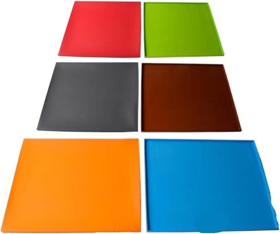 Siliconen Bakmat Bakplaat Mat Gebak Maken Antiaanbak Oppervlak 26 x 31 cm Koffie
