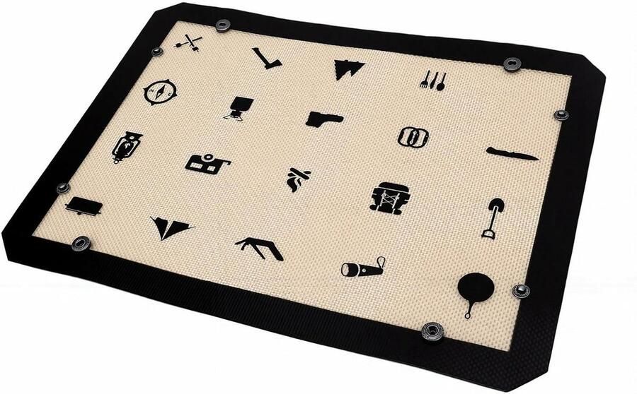 Siliconen Bakmat Bakplaat Mat Lekvrij Bakken Omvormbaar Ontwerp 30x40 cm Zwart