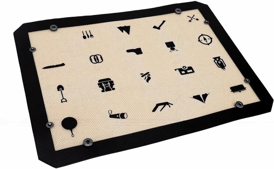 Siliconen Bakmat Bakplaat Mat Veelzijdig Bakken Lekvrije Rand 30x40 cm Niet gespecificeerd