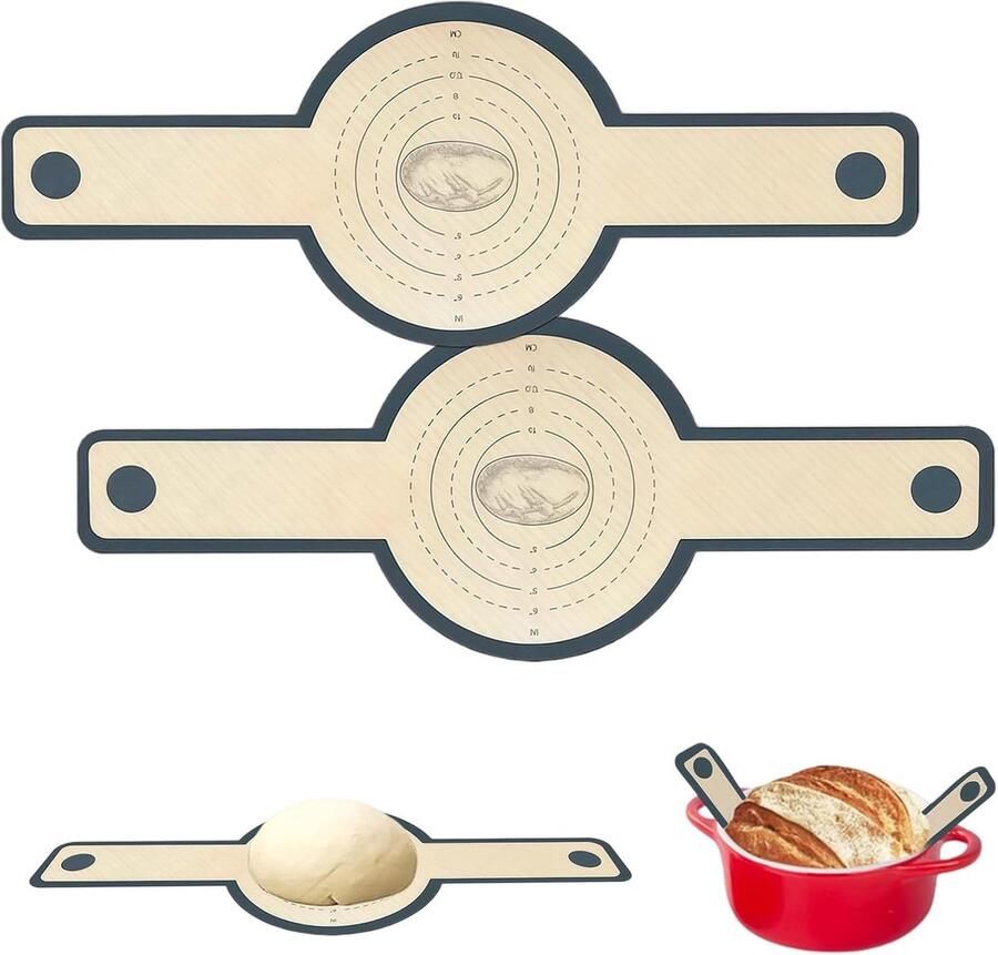 Siliconen Bakmat Broodmat Oven Dutch Oven Bakken Lange Handgrepen 56 x 21 cm