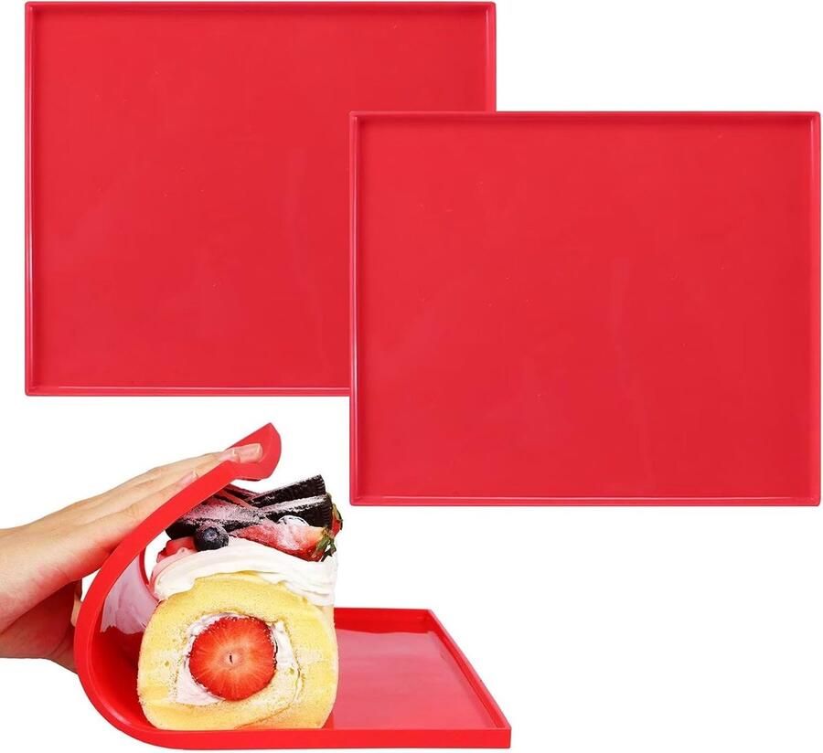 Siliconen bakmat met rand Koekjesmat bakplaat Bakken en rollen Verhoogde rand morsen 305 x 258 cm