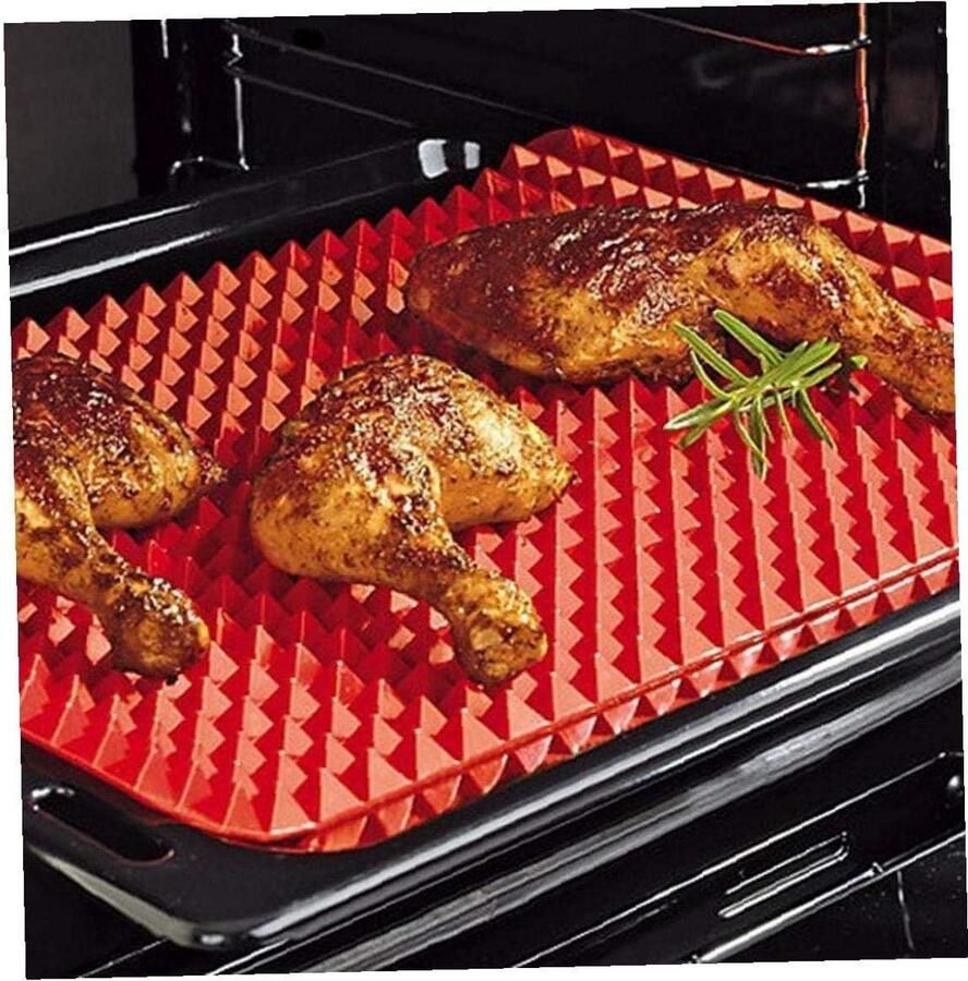 Siliconen Bakmat Ovenmat Pan Pad Bakken en Koken Op Maat Te Knippen 40x27cm Willekeurig