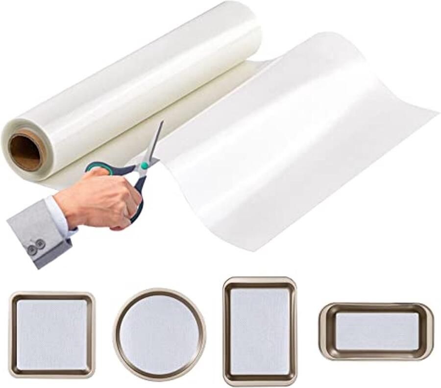 Siliconen Bakmat Rol Snijbare en Herbruikbare Non-Stick Mat voor Airfryer Oven en Vriezer 30cm x 20cm