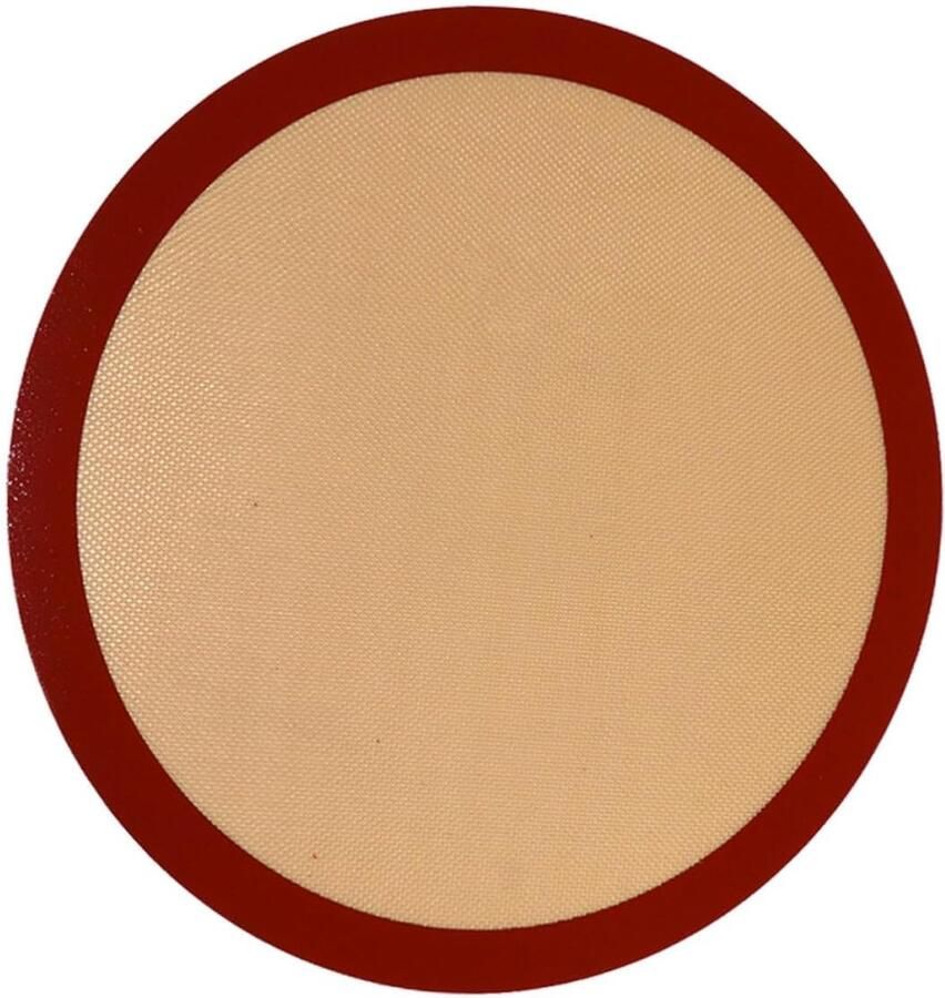Siliconen Bakmat Rond Pizza Airfryer Mat Gelijkmatig Bakken Antiaanbaklaag Hittebestendig 26x26cm kleuren