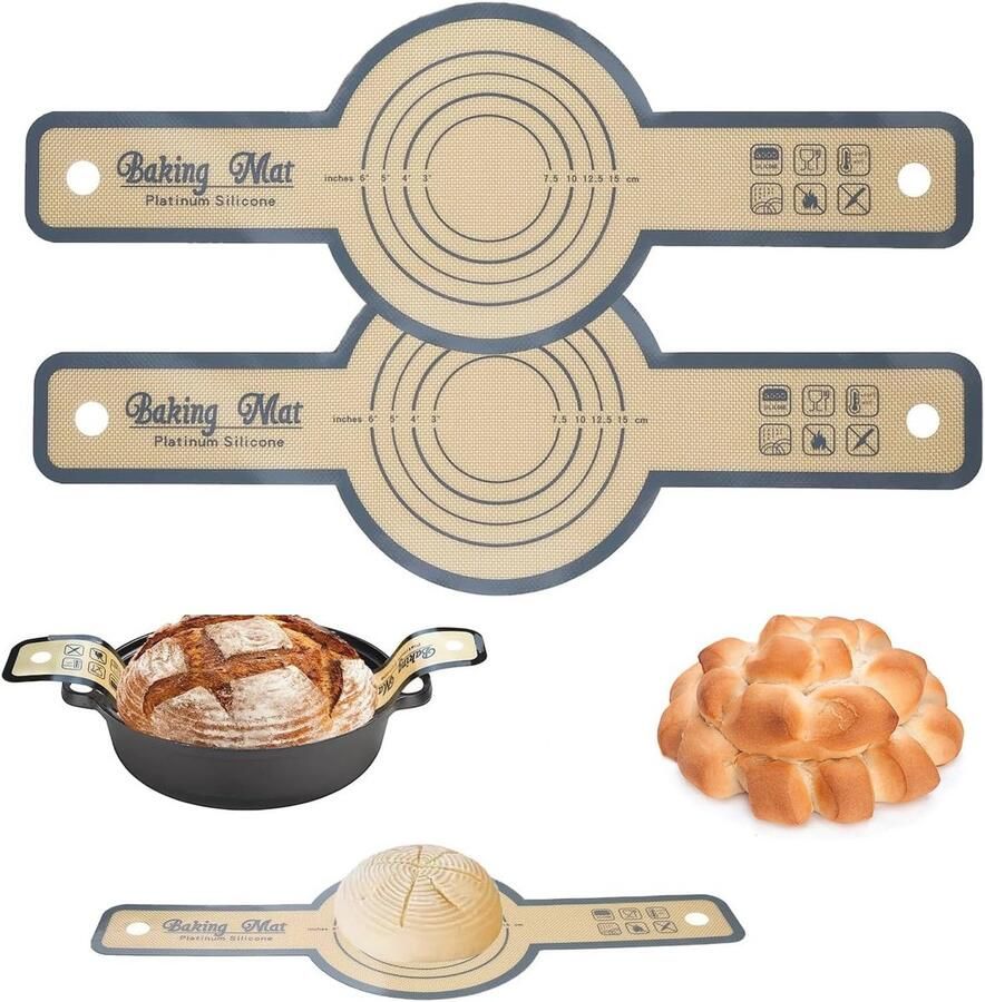 Siliconen Bakmat voor Dutch Oven Hittebestendig en Herbruikbaar 21 cm