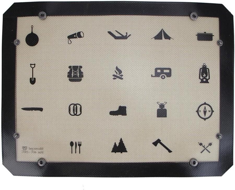 Siliconen Bakmat Hittebestendig Vel Bakken en Koken Antislip en Anti-aanbak 30x40 cm Niet gespecificeerd