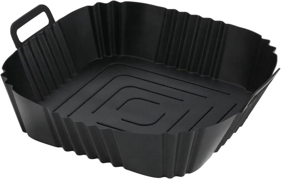Siliconen bakvorm Airfryer mand Gezond koken Herbruikbaar en anti-aanbak 16 cm kleuren