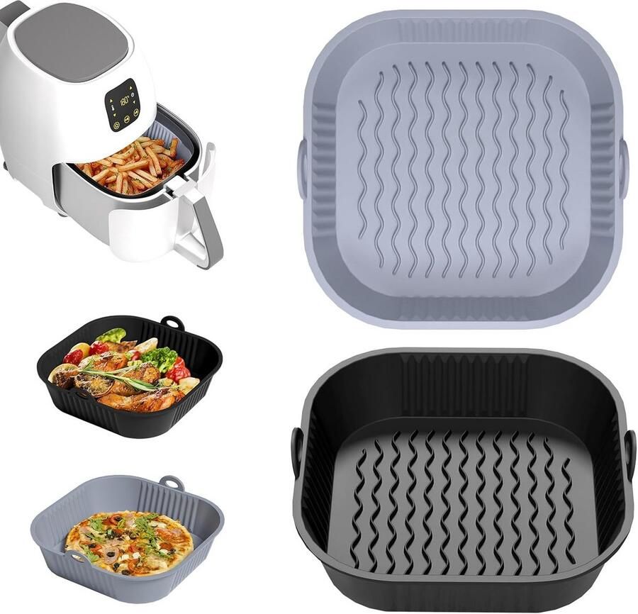 Airfryer Accessoires Siliconen Bakje Bakpapier Vetvrij bakken