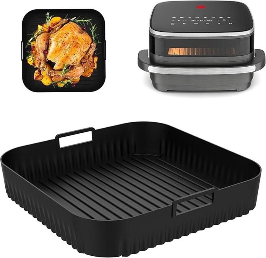 Siliconen bakvorm voor Airfryer 27 cm anti-aanbaklaag