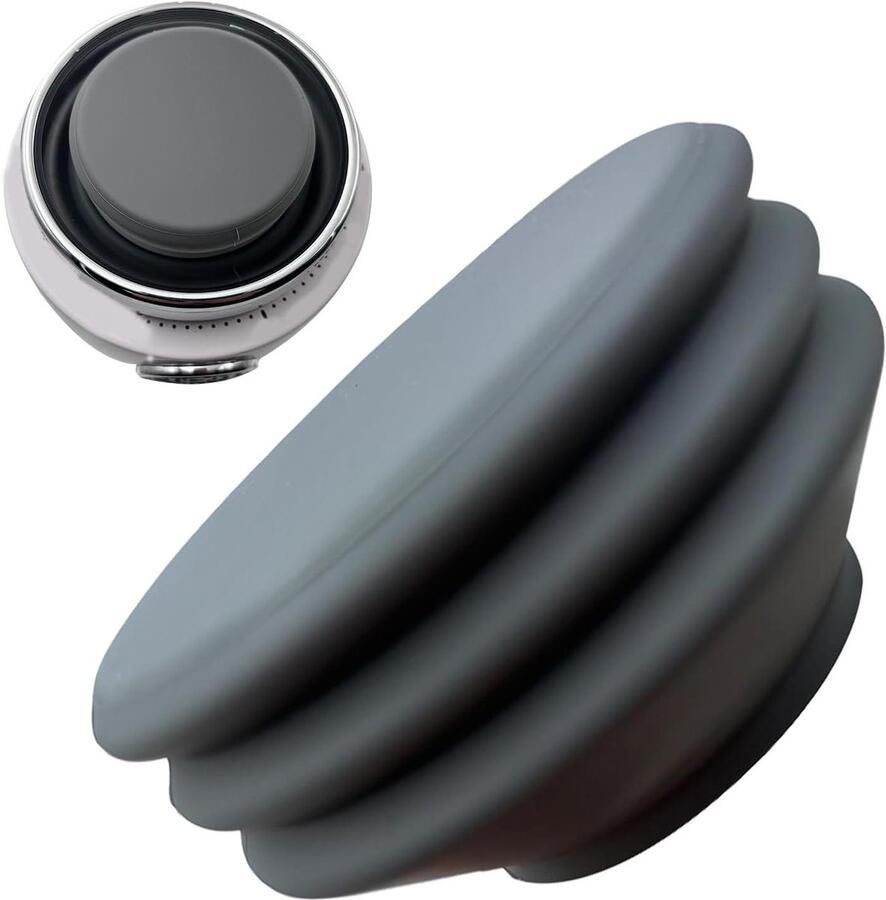 Siliconen Balg Koffiemolen Accessoire Koffie Resten Verwijderen Voedselveilig Materiaal 7 cm Diameter Grijs