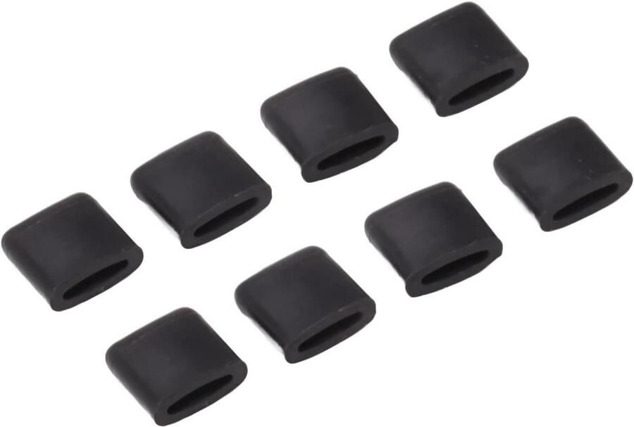 Siliconen Beschermvoetjes Rubberen Bumpers Airfryer Beschermen Universele Pasvorm 8 Stuks Zwart