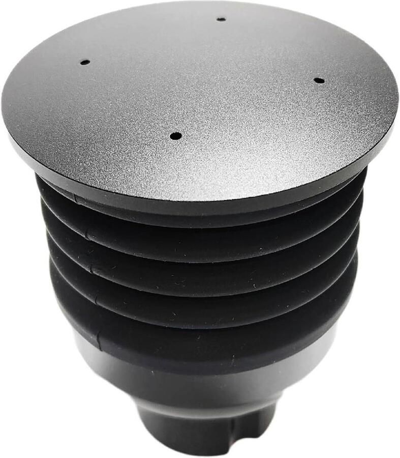 Siliconen Blaasbalg Koffiedik Verzamelaar Koffiemolen Reinigen Luchtstroom Reiniging 84 x 105 mm Zwart