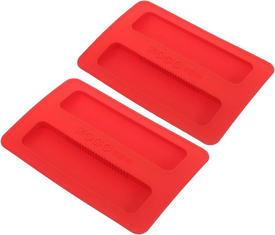 Siliconen Deksel Broodrooster Apparaatbeschermer Keuken Apparaat Beschermen Duurzame Flexibele Constructie 2 stuks 10.5x15.7cm Rood
