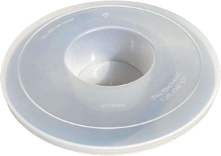 Siliconen Deksel Kom Deksel Keukenmachine Accessoire Vaatwasserbestendig Standaard Maat Transparant