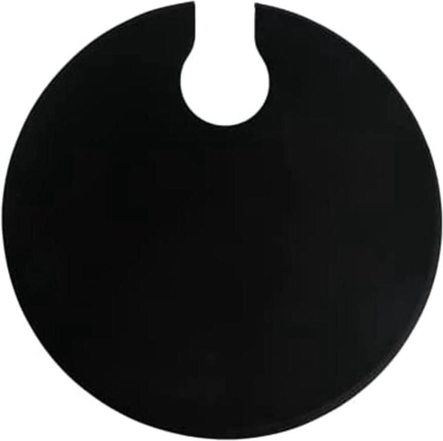 Siliconen Deksel Voorraadpot Deksel Precisie Koken Verhoogt Efficiëntie 28 cm Diameter Zwart