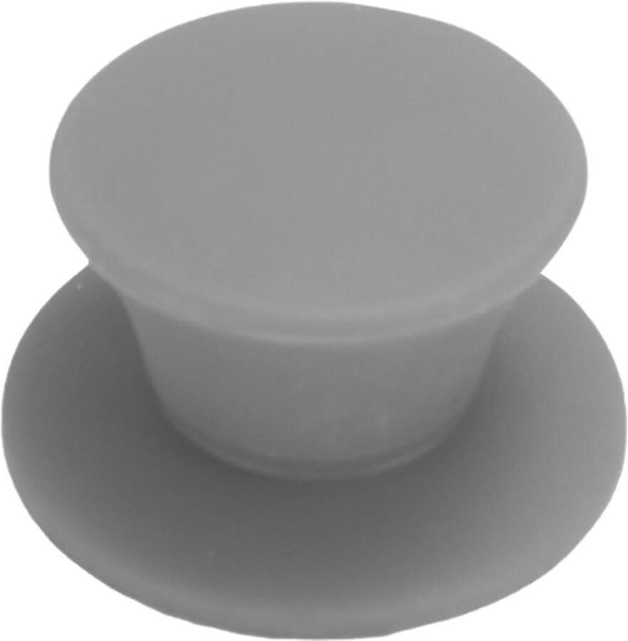 Siliconen Dekselknop Reservehandvat Pannendeksel Moeiteloos Koken Hittebestendig Ontwerp 5.5 x 5.5 x 2.8 cm Grijs - Foto 1