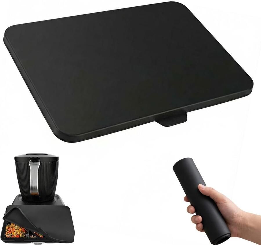 Siliconen displaybescherming voor keukenmachines accessoires voor Bimby bescherming tegen krassen en stoten perfect voor dagelijks gebruik (zwart)
