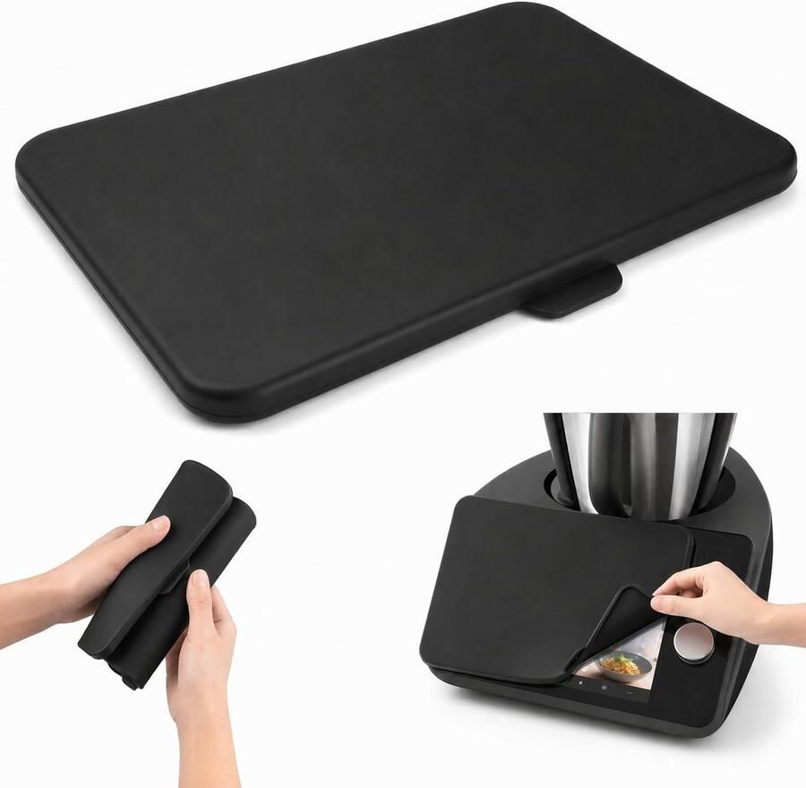 Siliconen displaybescherming voor Thermomix TM7 waterdichte en stofdichte displayafdekking krasbestendige beschermplaat hoogwaardige accessoires voor TM7 keukenmachines gemakkelijk te