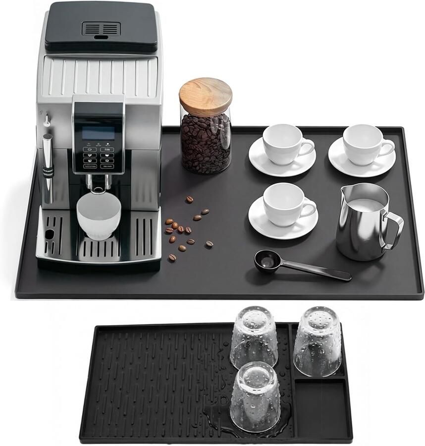 Siliconen Drainer Mat 60 x 40 cm Hittebestendige Onderlegger voor Airfryer en Keukenaccessoires Vaatwasmachinebestendig en Brandwerend
