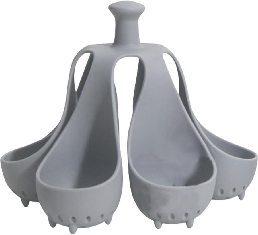 Siliconen Eierhouder voor Koken – Houdt 4 of 6 Eieren Veilig en Perfect Gekookt