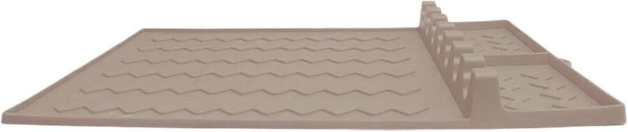 Siliconen Grill Mat Gereedschap Pad Aanrecht Beschermen Hittebestendig Ontwerp 26.5 x 41 cm Grijs