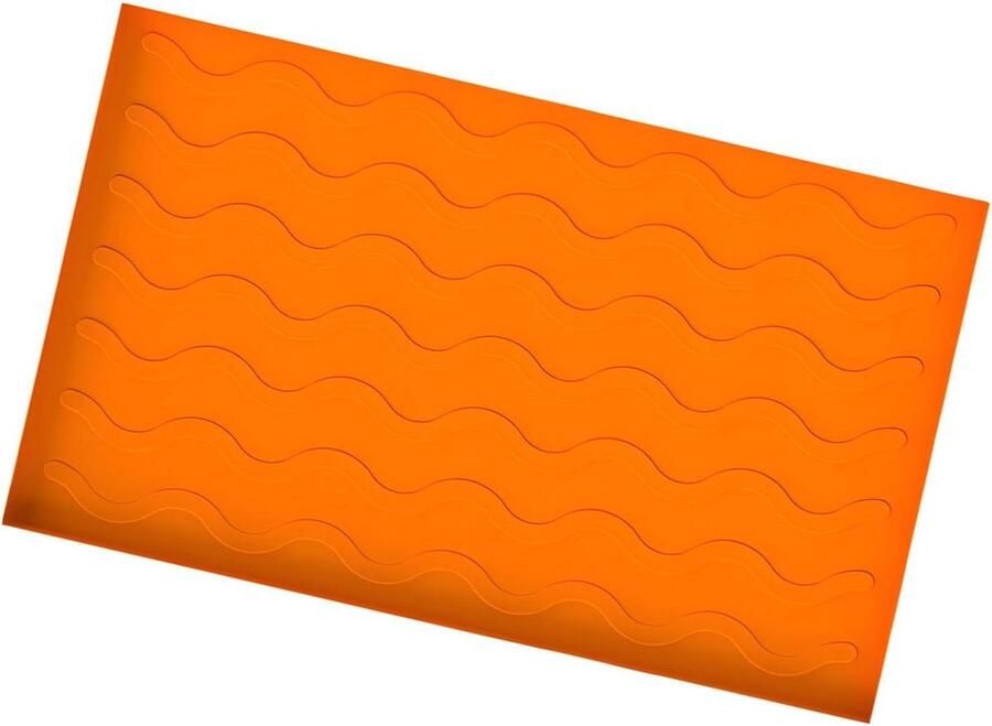 Siliconen Grillmat Bakplaat Protector Barbecue Beschermen Hittebestendig 33x25 cm Oranje