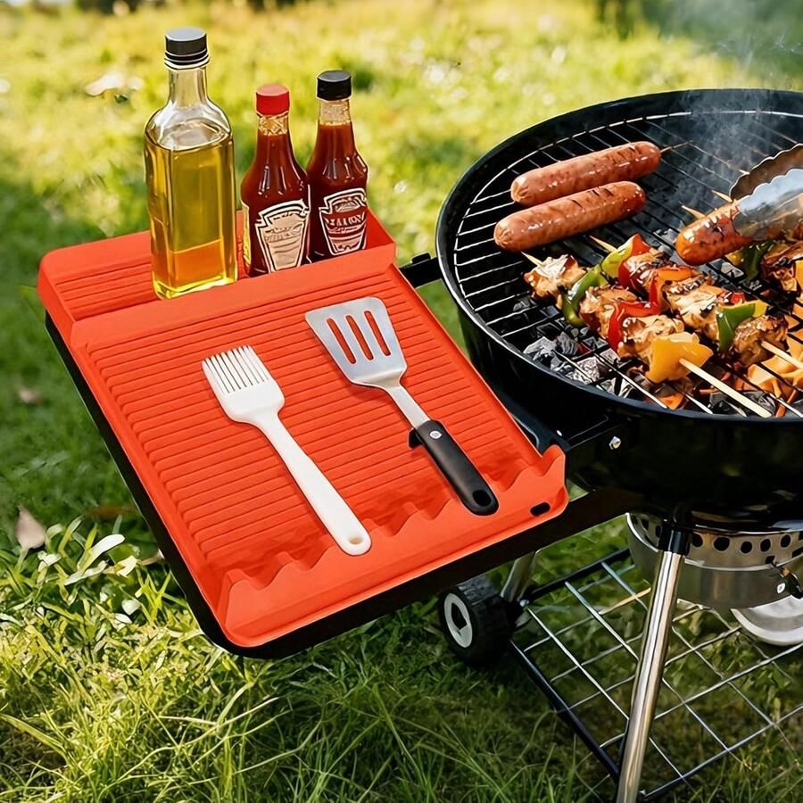 Siliconen Grillmat Barbecue Accessoire Veilig Grillen Vaatwasserbestendig 29x28 cm