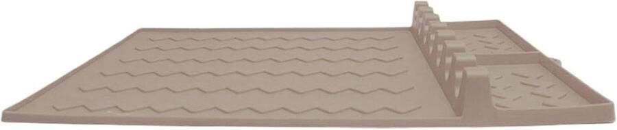 Siliconen Grillmat Spatelonderlegger Aanrecht Keuken Beschermen Hitte en Krasbestendig 41 x 26.5 cm Grijs
