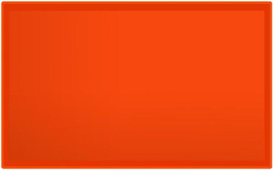Siliconen Grillpanhoes Anti-aanbakmat Beschermer Buiten Koken Volledige Velgdekking 45 cm Oranje