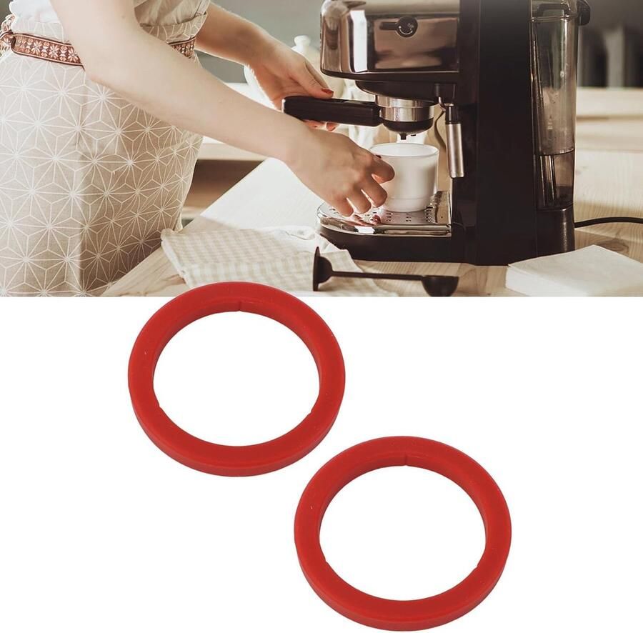 Siliconen Groepspakking E61 Afdichting Koffiemachine Koffiezetapparaat Onderhoud Hittebestendig Siliconen 2 Stuks Grijs