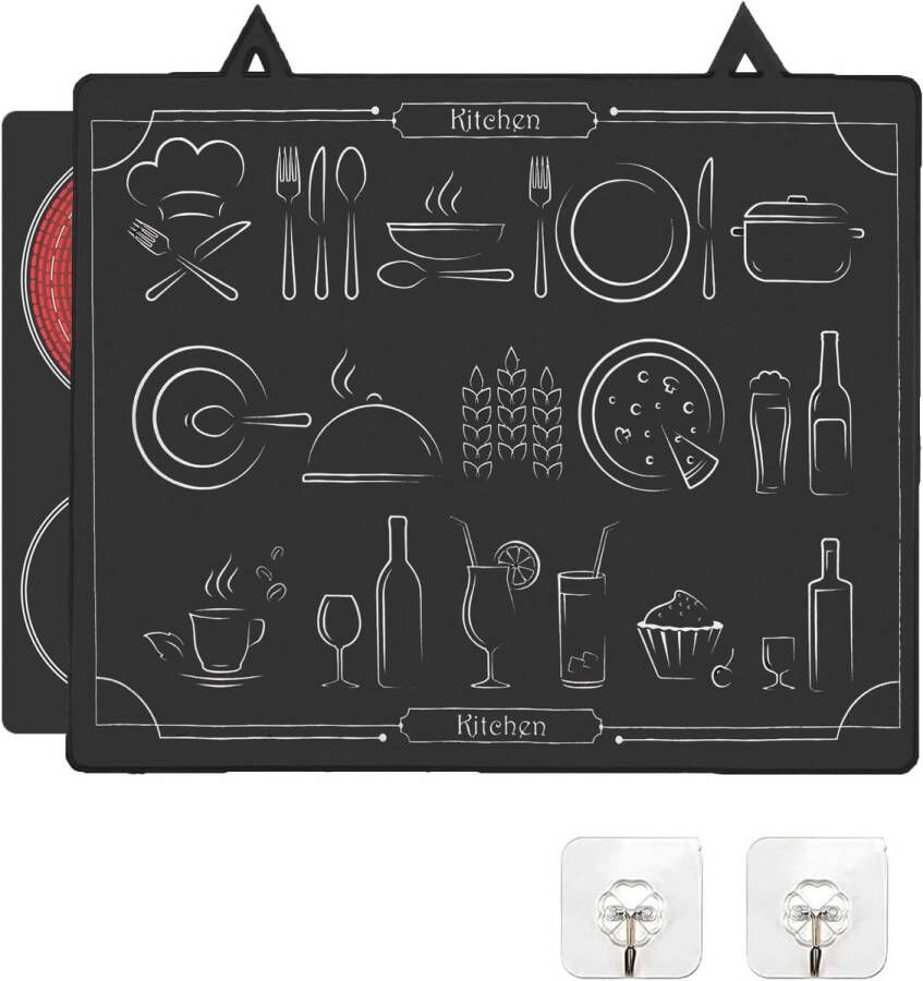 Siliconen Inductiekookplaat Deksel 62 x 53 cm Hittebestendige Beschermmat