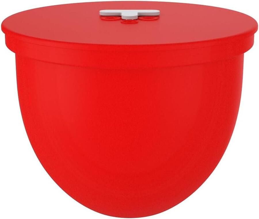 Siliconen Komvoeringen Mixer Accessoires Bakken en Mengen Antiaanbaklaag 5 Qt Modellen Rood