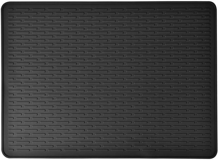 Siliconen Kookplaat Beschermer Kookplaat Mat Keuken Beschermen Hittebestendig Materiaal 71 x 51 cm Zwart