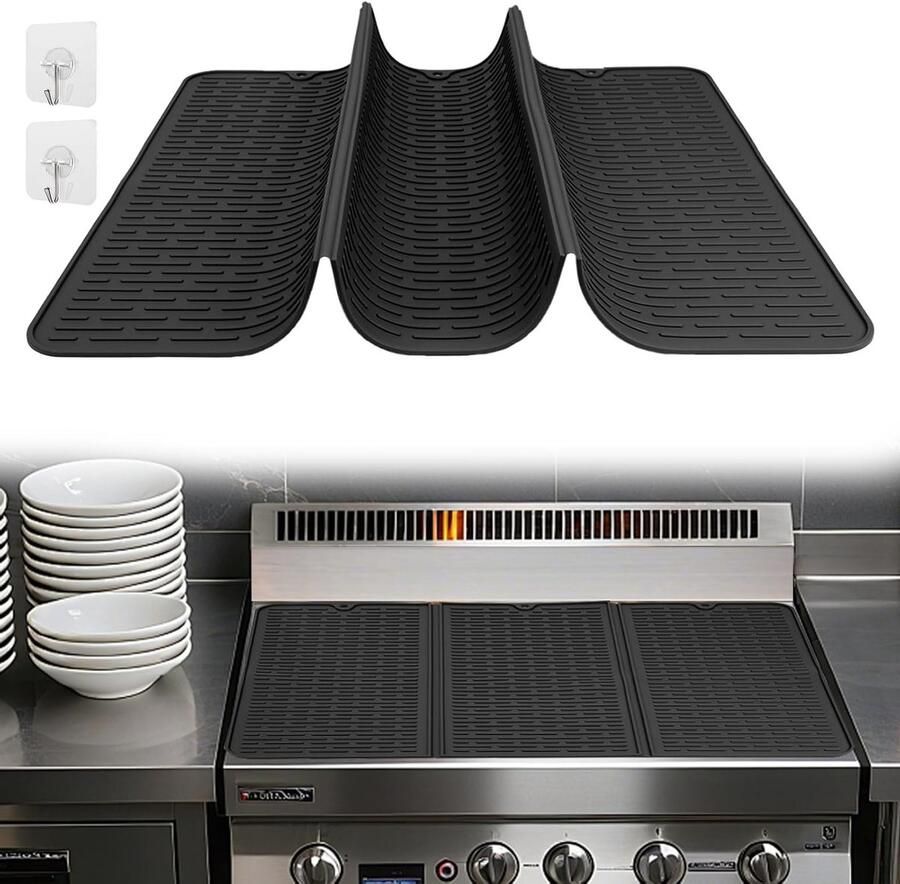 Siliconen kookplaat beschermmat 70 5 x 50 8 cm krasbestendig en hittebestendig ideaal voor glazen kookplaten en aanrechtbescherming