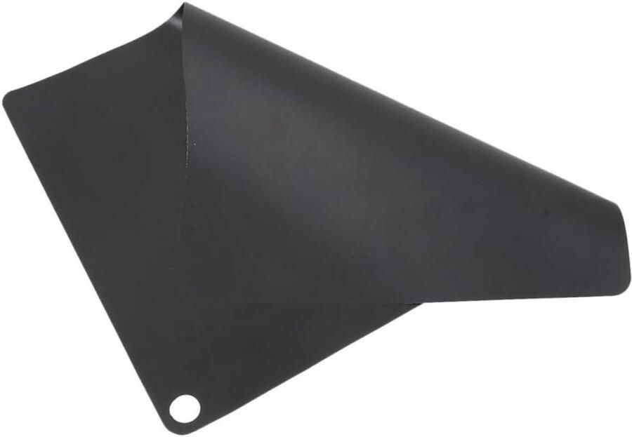 Siliconen Kookplaatmat Inductie Beschermmat Kookplaat Beschermen Hittebestendig Antislip 35x25 cm Zwart