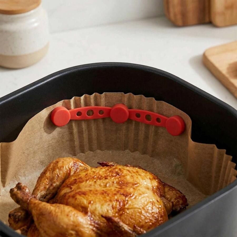 Siliconen magneten voor Air Fryer hittebestendig en anti-verbranding perfect voor bakpapier en friteuse accessoires set van 3 stuks