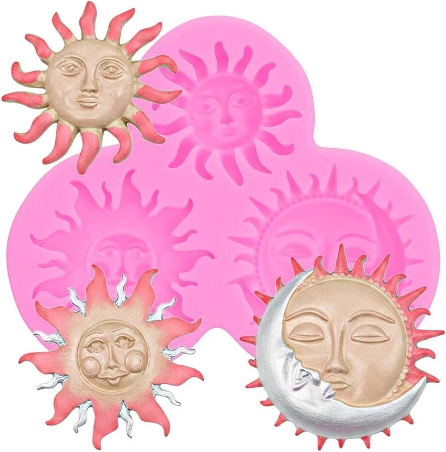 Siliconen Mallen voor Fondant en Chocolade 3D Cake Mallen Ideaal voor Polymer Clay en Epoxy Resin DIY Projecten