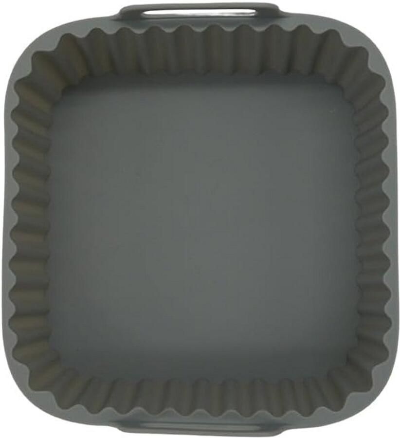 Siliconen mand Airfryer vorm Gezond koken Hittebestendig tot 230°C 17 x 17 x 65 cm Grijs