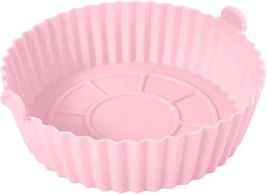 Siliconen Mat Airfryer Bakvorm Pan Gezond Bakken Optimaliseert Luchtcirculatie 165 cm Roze