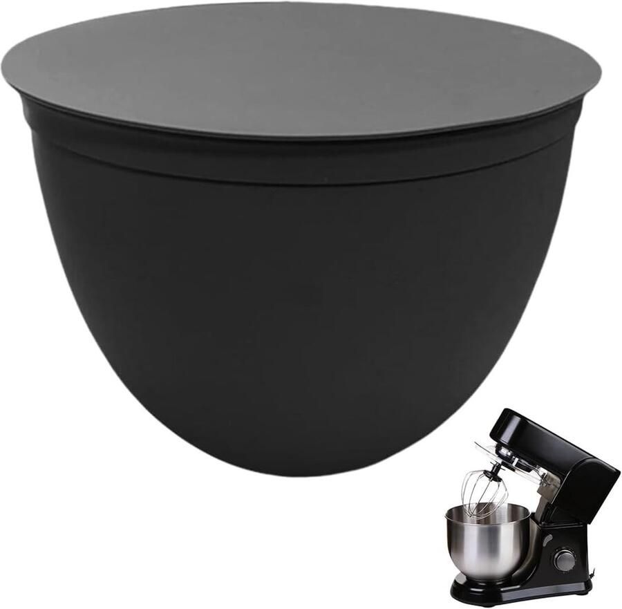 Siliconen mengkom-inzetstukken voor keukenmachines met deksel ideaal voor thuisbakkers en patisserieën 5 Qt accessoires voor eenvoudig mixen en bereiden