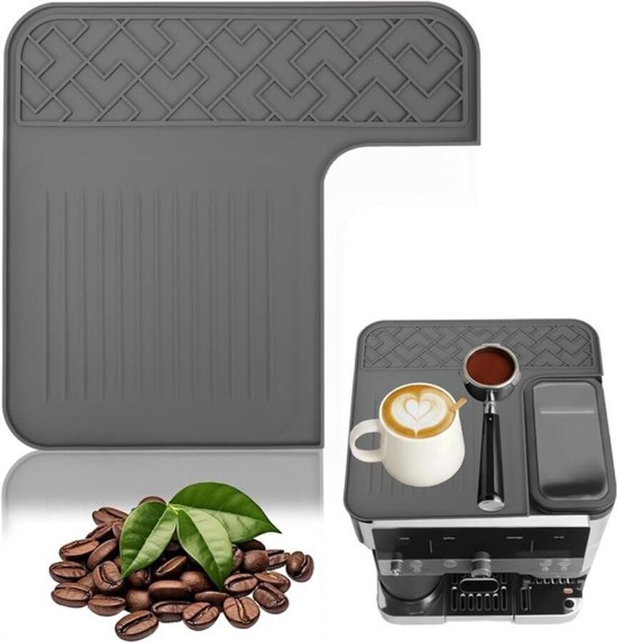 Siliconen Onderlegger voor Koffiemachines Beschermt Oppervlak Krastbestendig en Waterproof Makkelijk Schoon te Maken Geschikt voor Koffie Accessoires