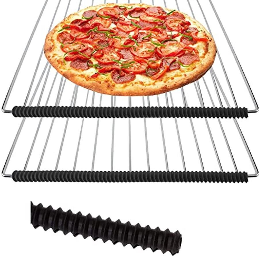 Siliconen Oven Rack Shields 4 Stuks Hittebestendige Beschermers voor Oven en Broodrooster