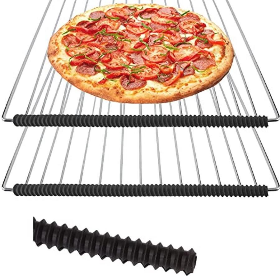 Siliconen Oven Rack Shields 4 Stuks Hittebestendige Beschermers voor Oven en Broodrooster